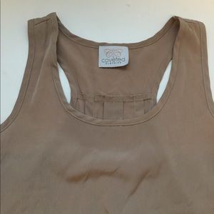 Silky tan tank *WEEKEND SALE*